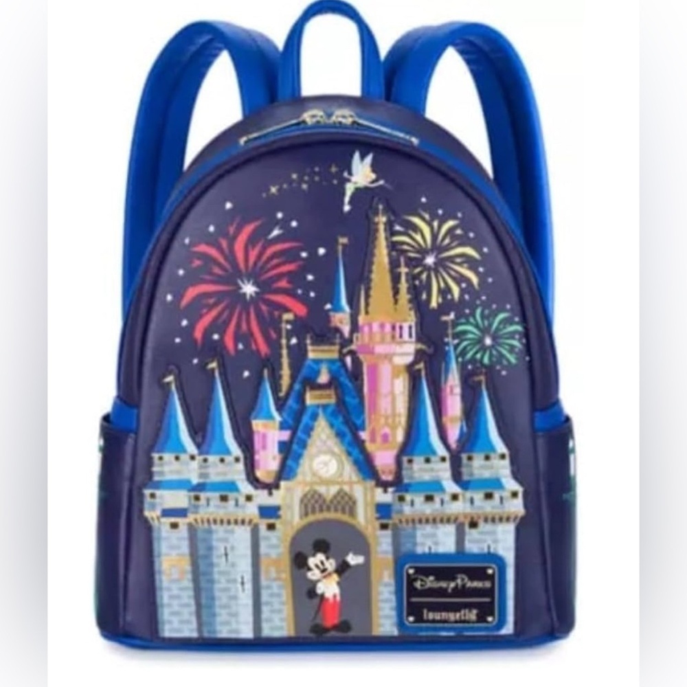 Loungefly Disney Castle Fireworks Mini Backpack